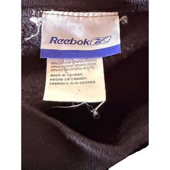 Vintage Reebok Pittsburgh Steelers Sweatshirt XL Black Crewneck NFL - Picture 4 of 6